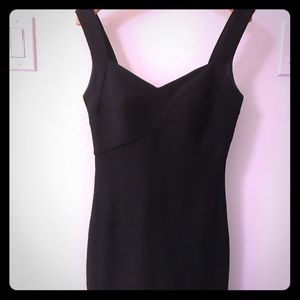 White House Black Market Black Jersey Dress